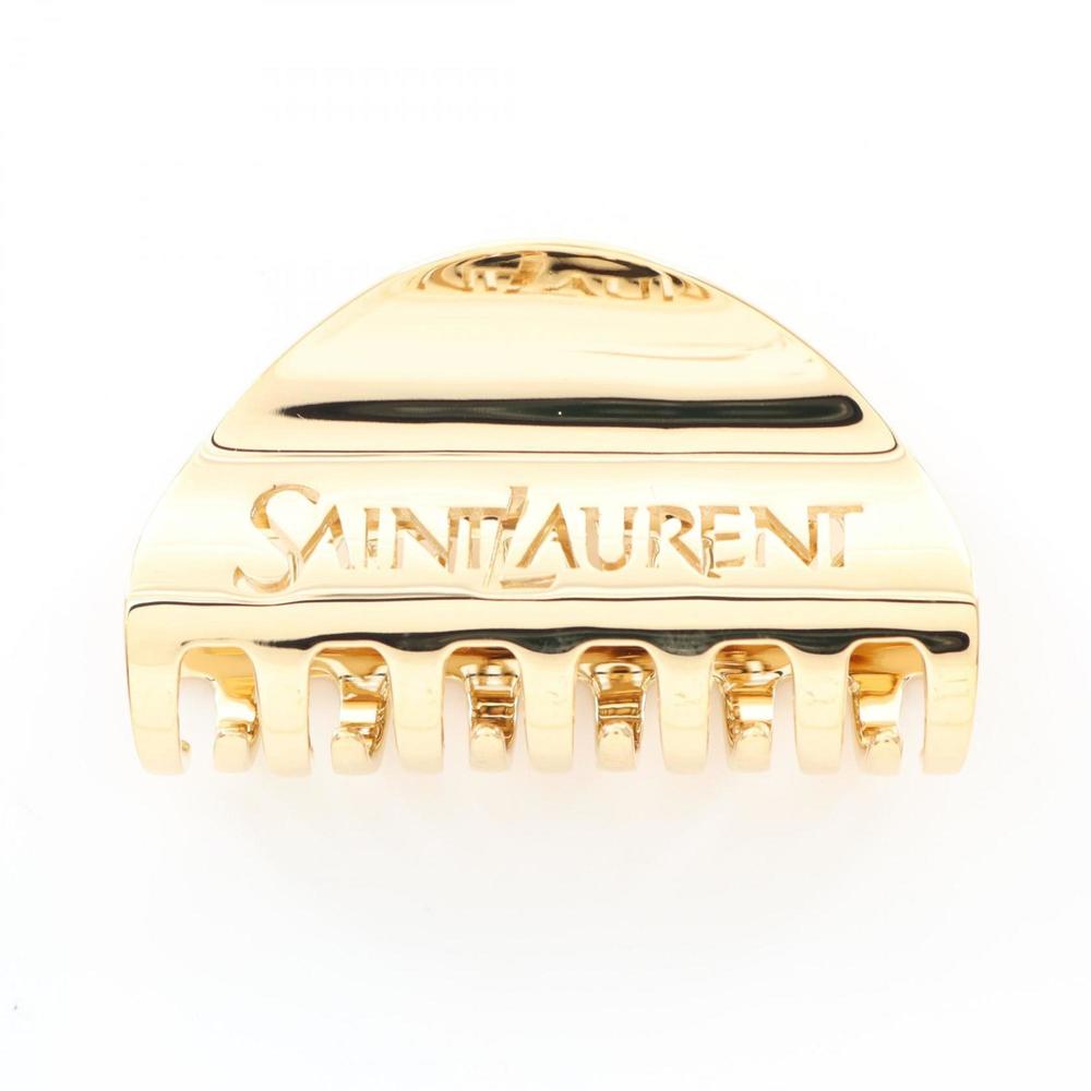 Yves Saint Laurent Saint Laurent Hair Clip GP (Gold Plated) Women's Gold - Picture 2 of 4